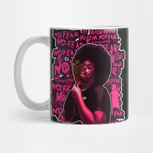 No Fear Afro Strong Woman Mug